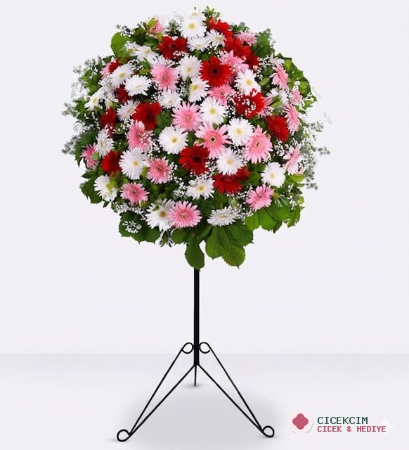 Renkli Gerbera Ferforje